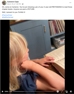 Is this a scam? Can this little girl actually read? See for yourself how TechnoTutor works! 